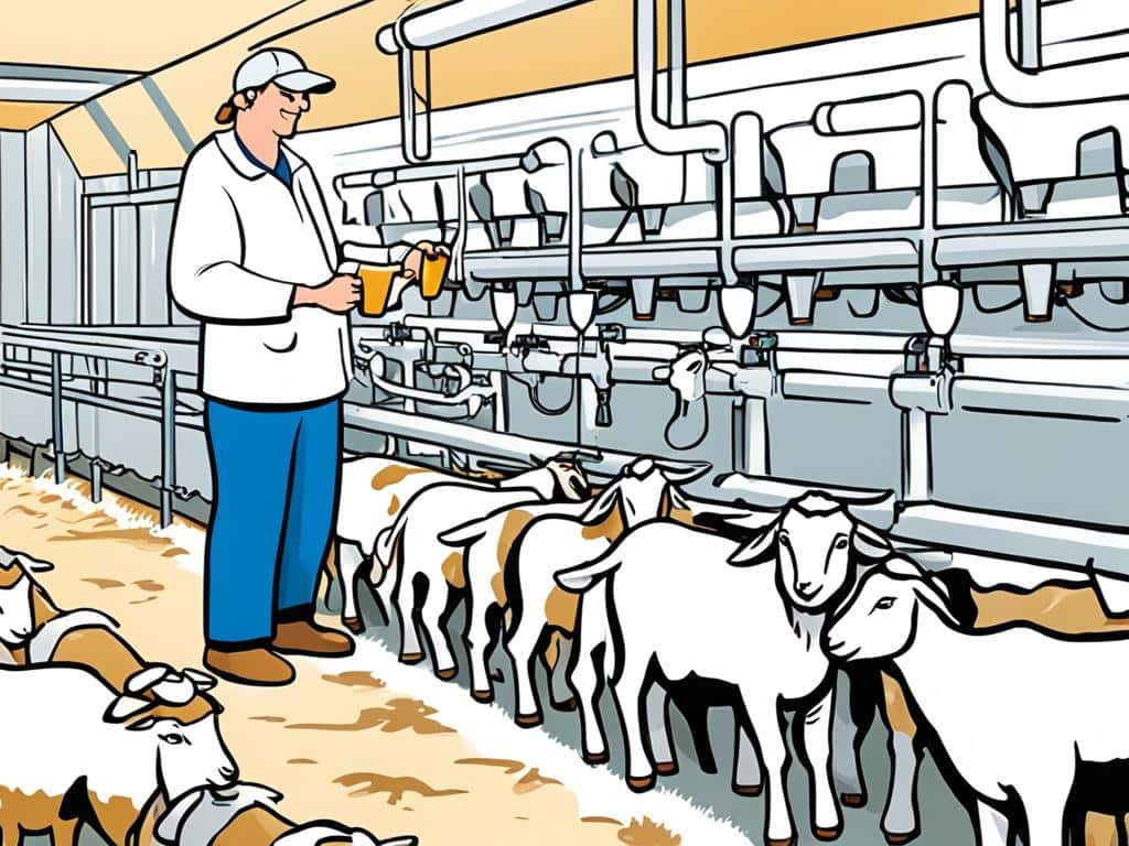 cara panen susu kambing etawa